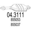 MTS 04.3111 Catalytic Converter